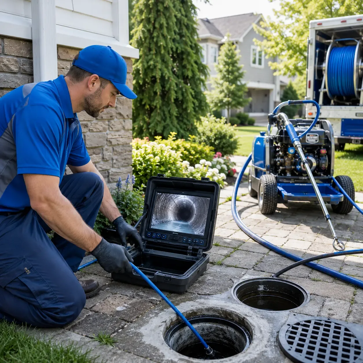 Outdoor drain cleaning professionals serving Rothschild, WI